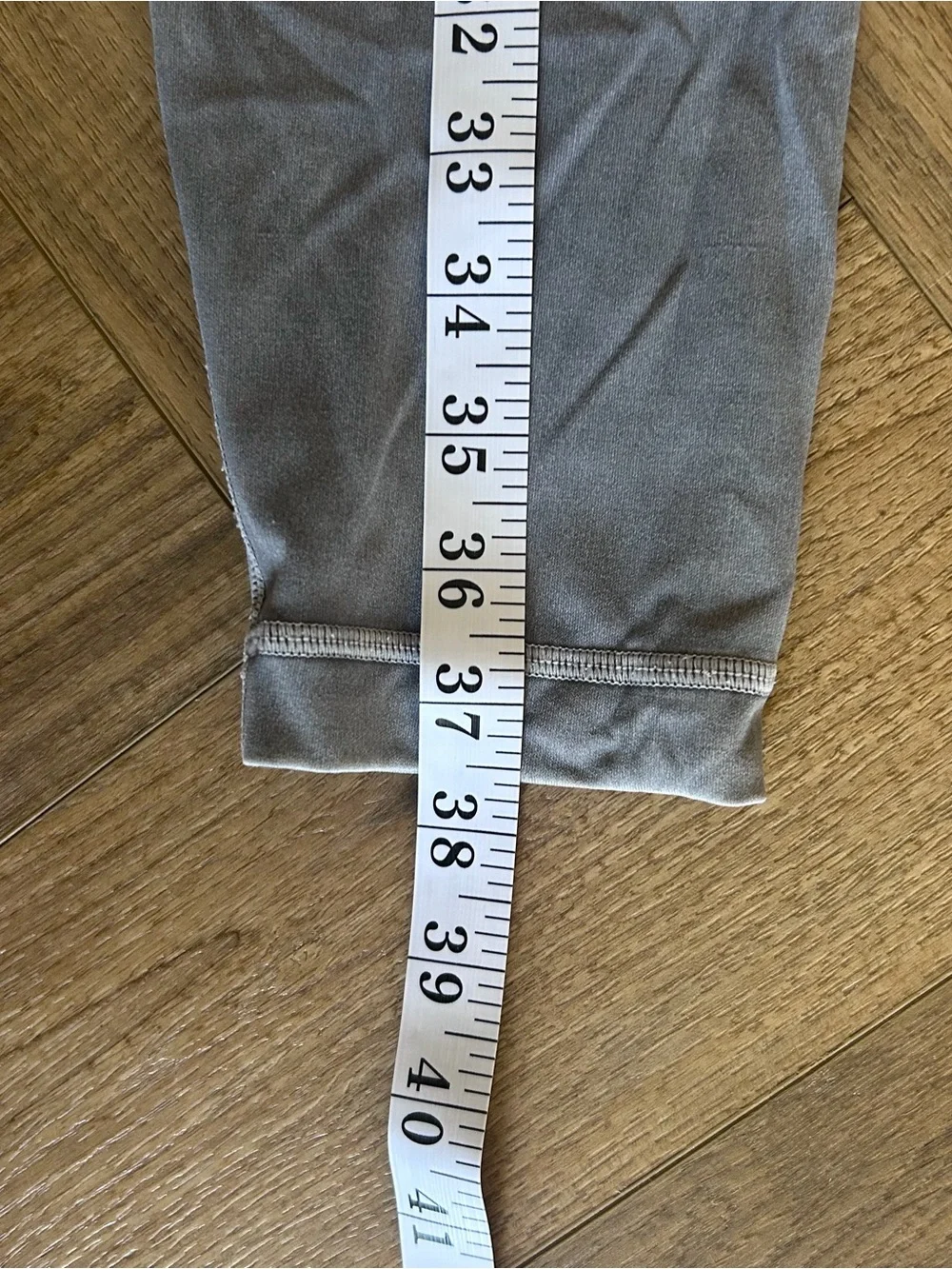 Lululemon Leggings blue washed denim color size 10 excellent
